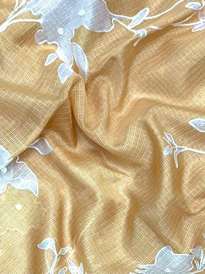 Lightweight Kota Saree with Classic Aari Work Detailing-Kota Aari Work