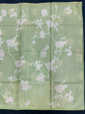 Lightweight Kota Saree with Classic Aari Work Detailing-Kota Aari Work