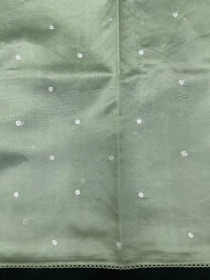 Lightweight Kota Saree with Classic Aari Work Detailing-Kota Aari Work