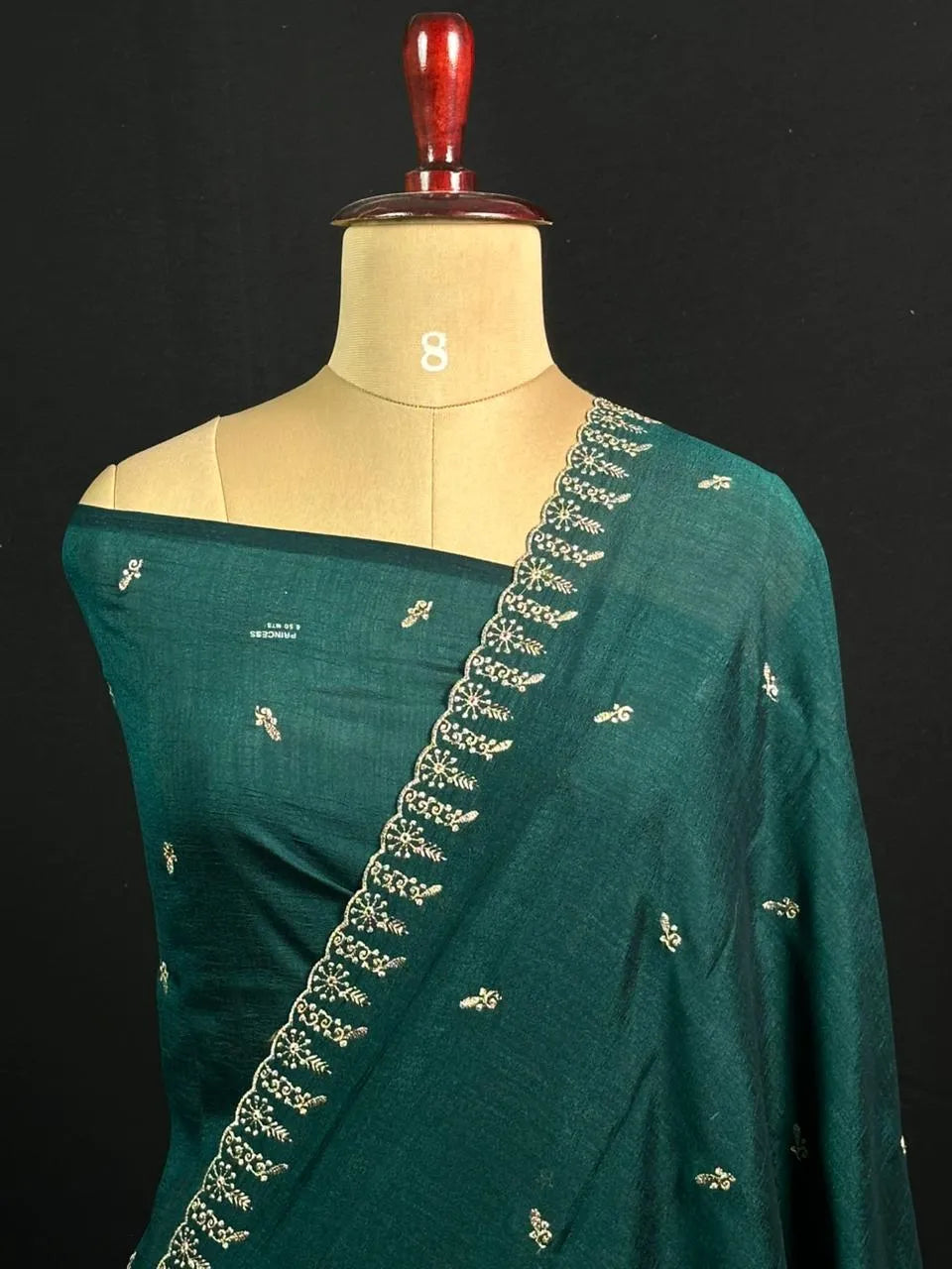 Designer Semi Tussar Saree with Golden Zari Touch