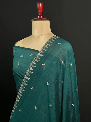 Designer Semi Tussar Saree with Golden Zari Touch