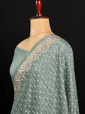 Designer Tasar Silk Cutwork Saree – Classic Ethnic Wear