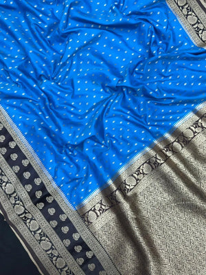 Soft Raw Silk Saree with Natural Texture and Gloss(Tiago)