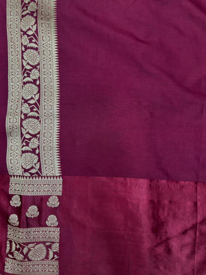 Soft Raw Silk Saree with Natural Texture and Gloss(Tiago)