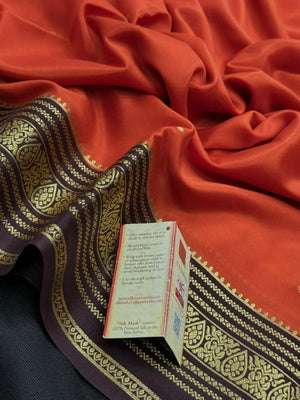 Pure Mysore Silk Saree – Elegance of Karnataka Weaves-(Tilak Bentex Cnt)