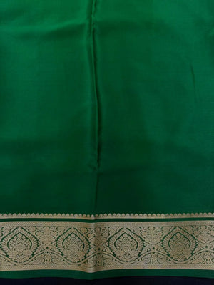 Authentic Pure Mysore Silk Saree with Zari Border (Tilak Pp Cont)