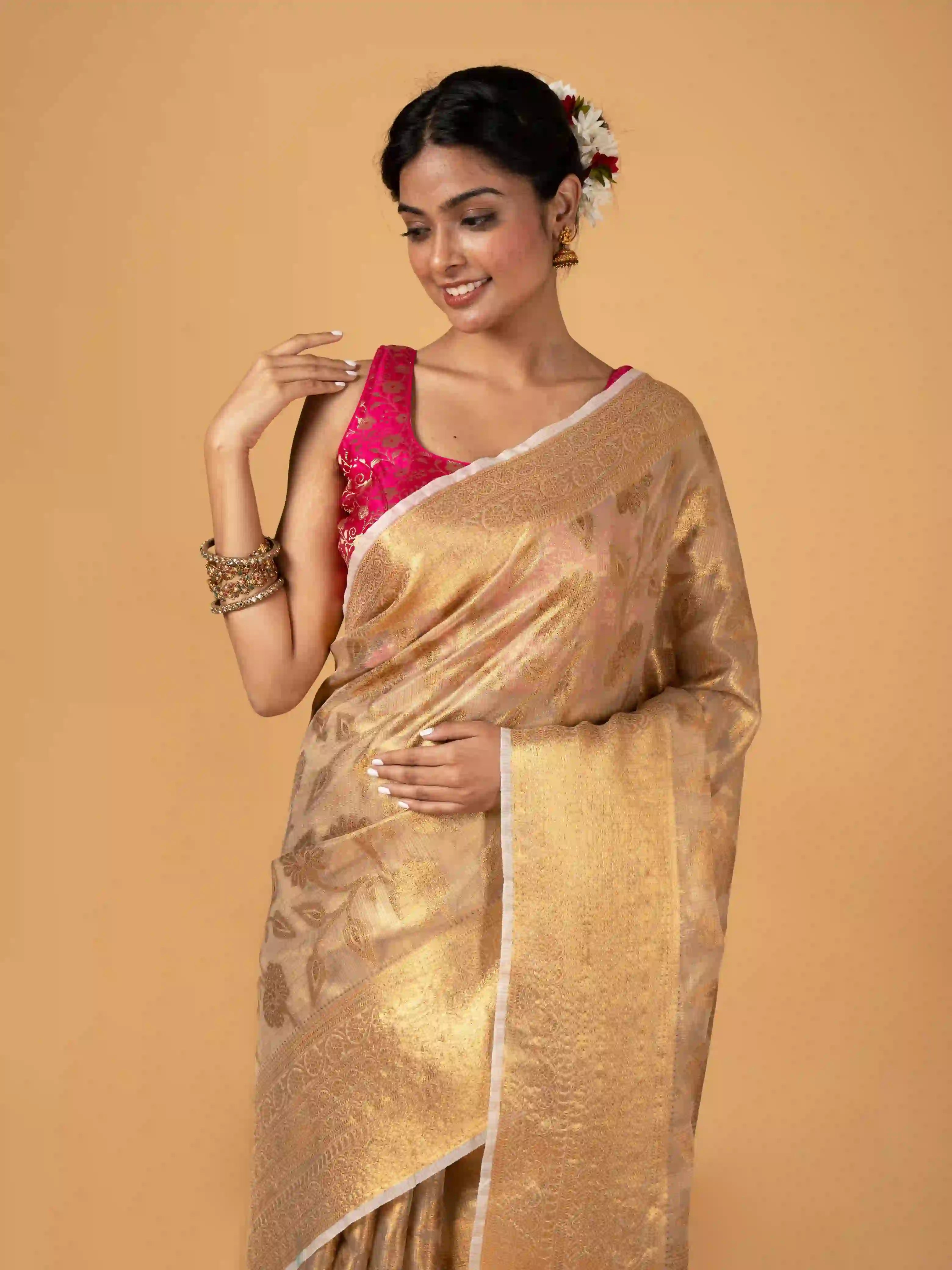 Jute Tissue Buta PD Saree