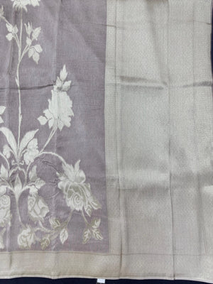 Tussar silk saree with handwoven texture and natural golden shine – perfect for elegant ethnic occasions