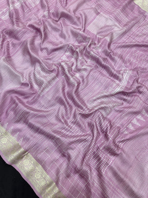 Tussar silk saree with natural handwoven texture and earthy elegance – ideal for formal and festive occasions