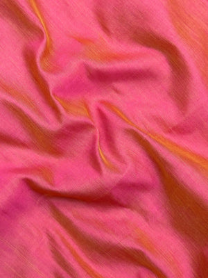 Woman wearing an Uppada Cotton Silk Saree with lightweight, breathable drape and subtle sheen, ideal for office and festive occasions.