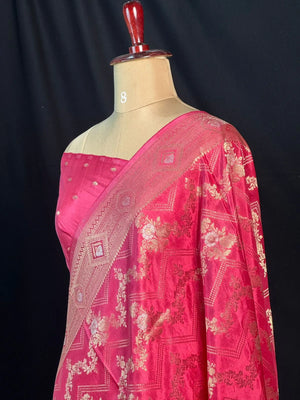 Beautiful Viscose Silk Saree for Wedding & Functions-(Vani viscose silk)