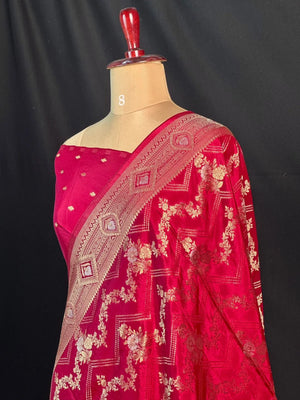 Beautiful Viscose Silk Saree for Wedding & Functions-(Vani viscose silk)