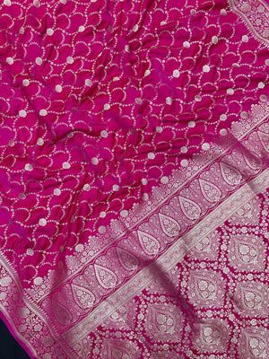 Traditional Semi Katan Silk Saree with Rich Banarasi Weave (venice Kataan)