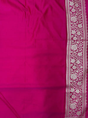Traditional Semi Katan Silk Saree with Rich Banarasi Weave (venice Kataan)