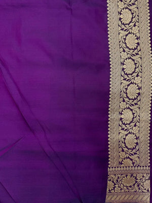 Traditional Semi Banarasi Kataan Silk Saree for Timeless Beauty (Venice Kataan)