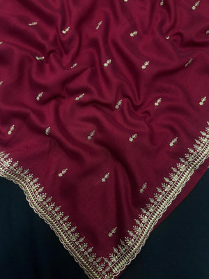 Designer Semi Banarasi Tussar Saree with Golden Zari Touch