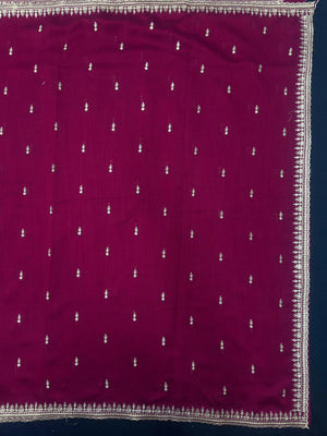 Designer Semi Banarasi Tussar Saree with Golden Zari Touch