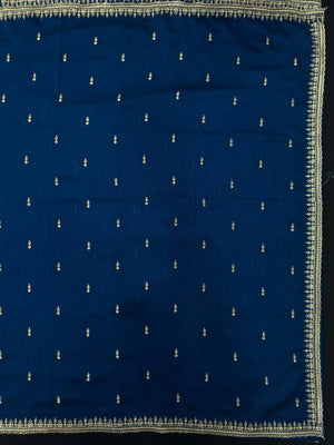 Designer Semi Banarasi Tussar Saree with Golden Zari Touch