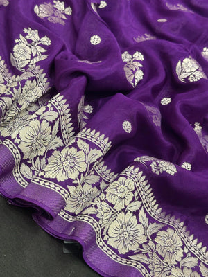 Stylish Viscose Silk Saree with Modern Touch (Visaya Aahita Silk)