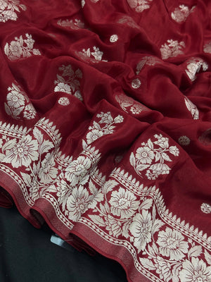 Stylish Viscose Silk Saree with Modern Touch (Visaya Aahita Silk)