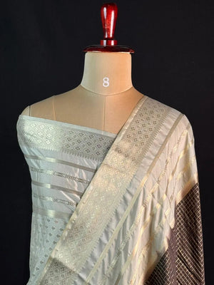 Latest Semi Crepe Chex Silk Saree 💫 Perfect Everyday Elegance