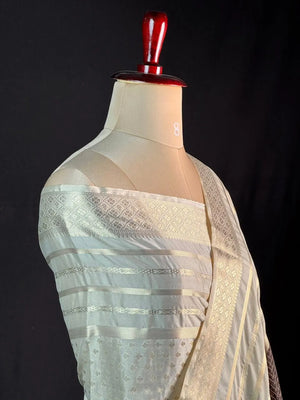 Latest Semi Crepe Chex Silk Saree 💫 Perfect Everyday Elegance