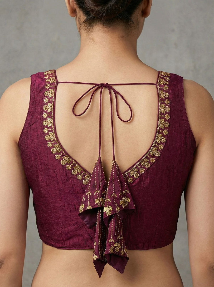 Rawsilk Embroidery Blouse