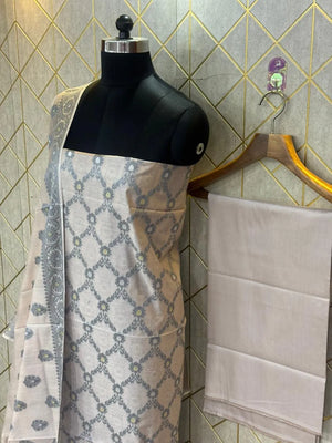 Crown of Kashi – Exclusive Banarasi Silk Dress