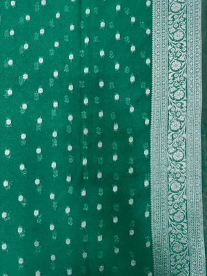 Wonderla-Fancy Zari Weaving Georgette Saree