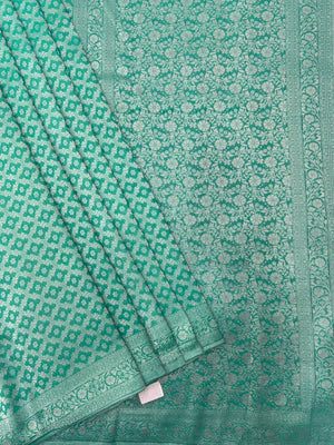 Wonderla-Fancy Zari Weaving Georgette Saree