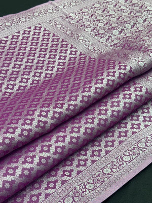 Wonderla-Fancy Zari Weaving Georgette Saree