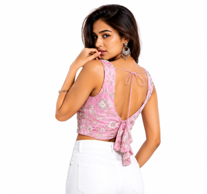 Exclusive Zardozi Kardana Heavy Work Readymade Blouse