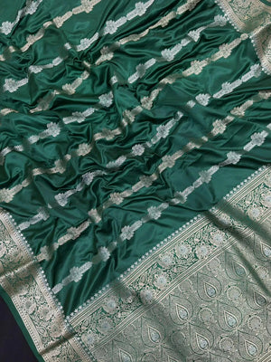 Designer Satin Crepe Saree: Soft Sheen & Rich Fall (Zara Crape)