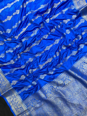 Designer Satin Crepe Saree: Soft Sheen & Rich Fall (Zara Crape)