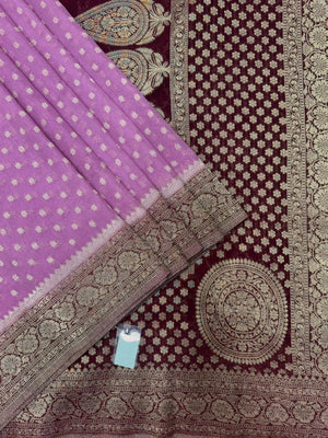Handwoven Georgette Buta Saree