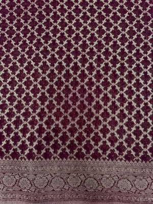 Handwoven Georgette Buta Saree