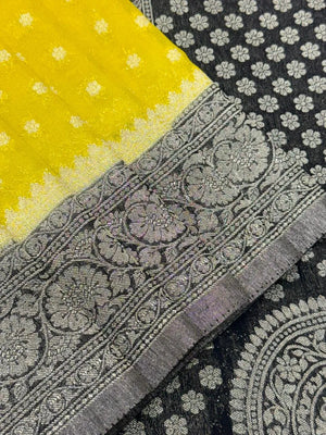 Handwoven Georgette Buta Saree