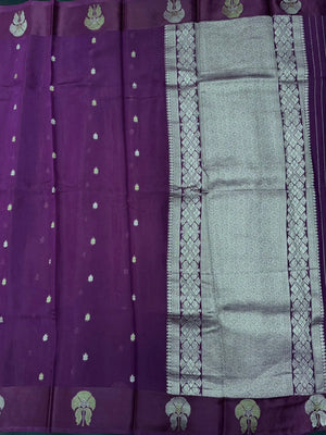 Queenly Drape Authentic Raw Silk Saree
