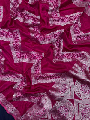 Traditional Mashru Silk Saree with Modern Appeal (Zyra Print)