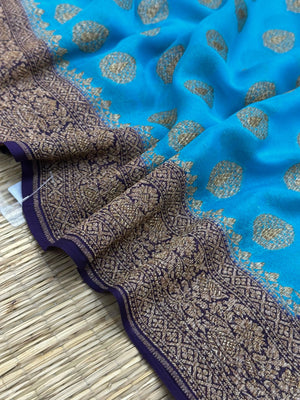 Pure Georget saree