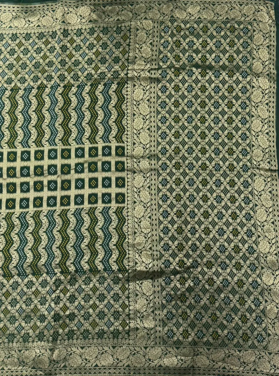 Pure Viscose Bandhani Banarasi Silk Saree
