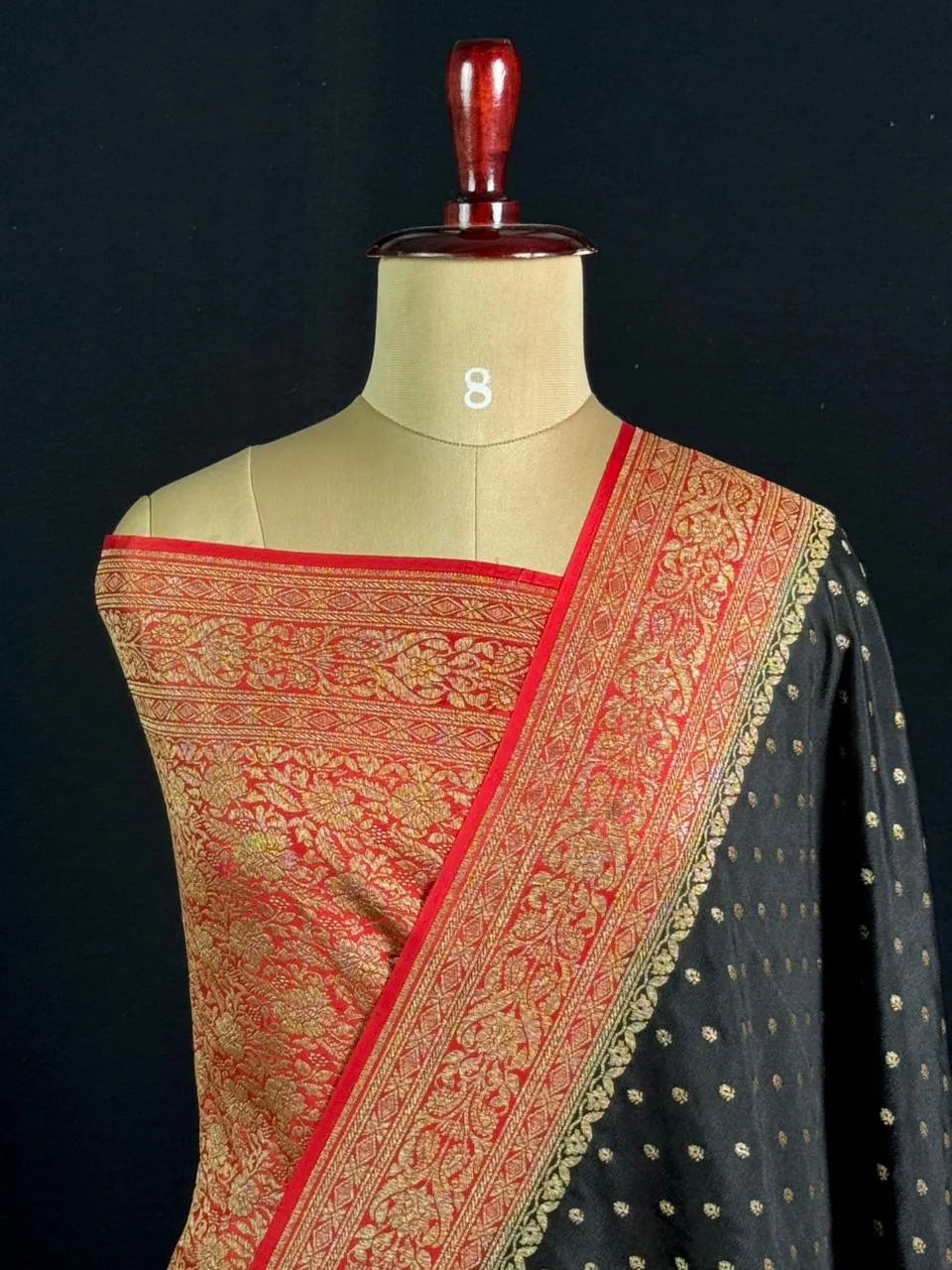 Pure Banarasi Crepe Saree