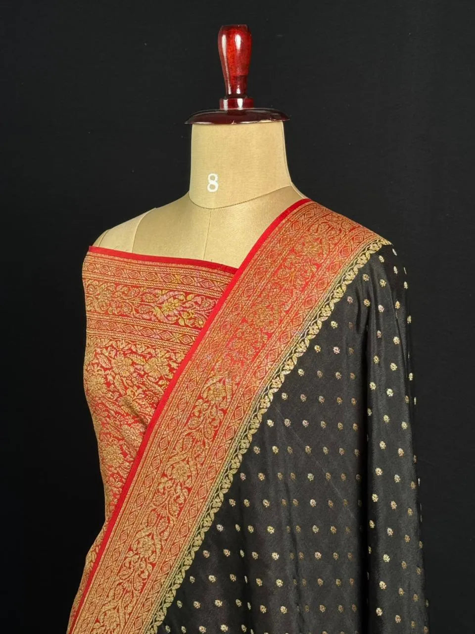 Pure Banarasi Crepe Saree