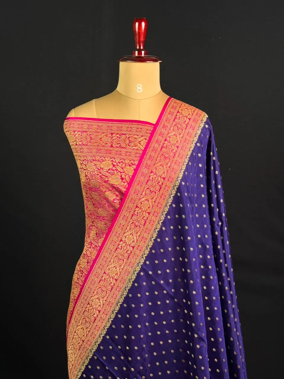 Pure Banarasi Crepe Saree