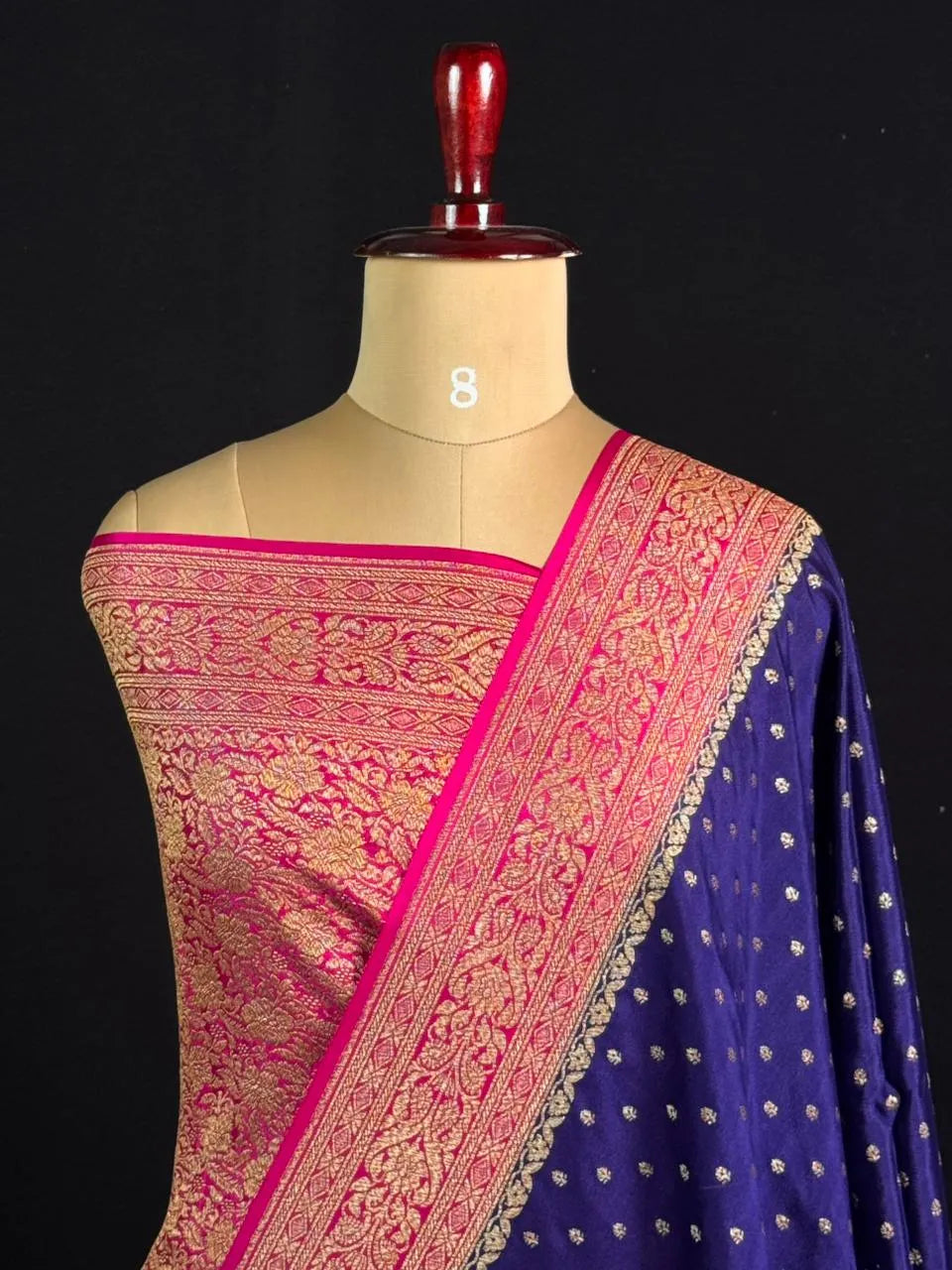 Pure Banarasi Crepe Saree