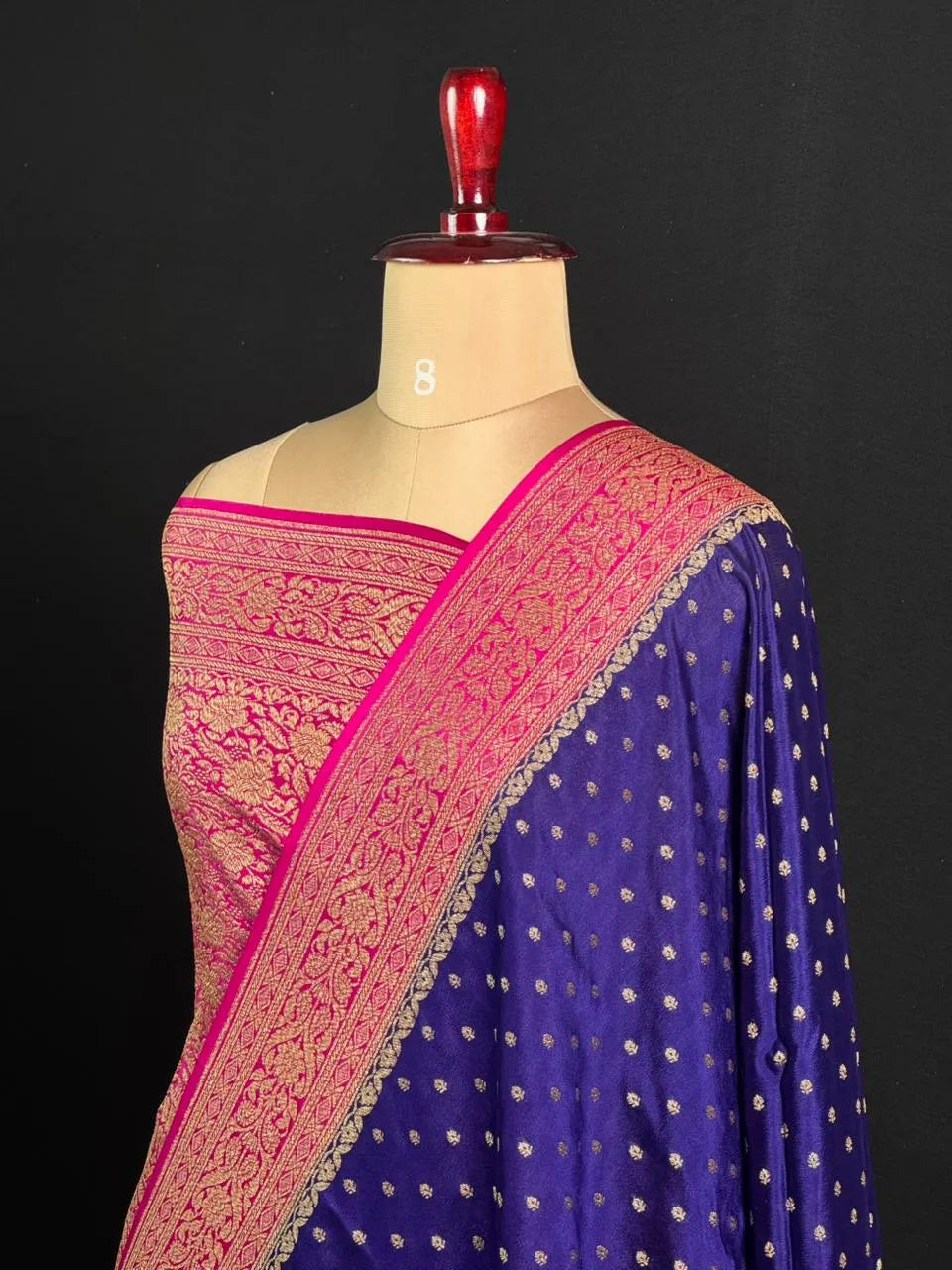 Pure Banarasi Crepe Saree