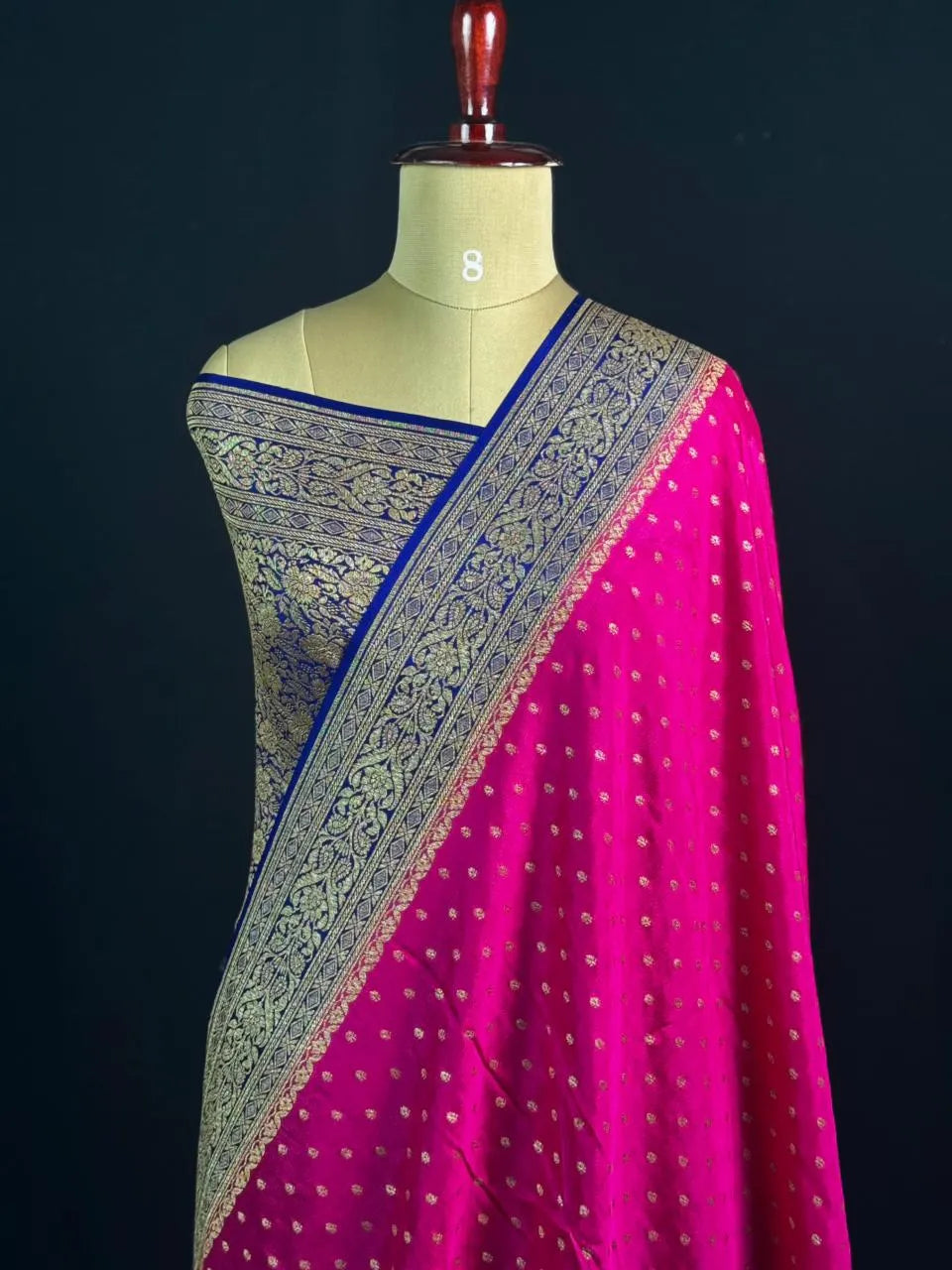 Pure Banarasi Crepe Saree
