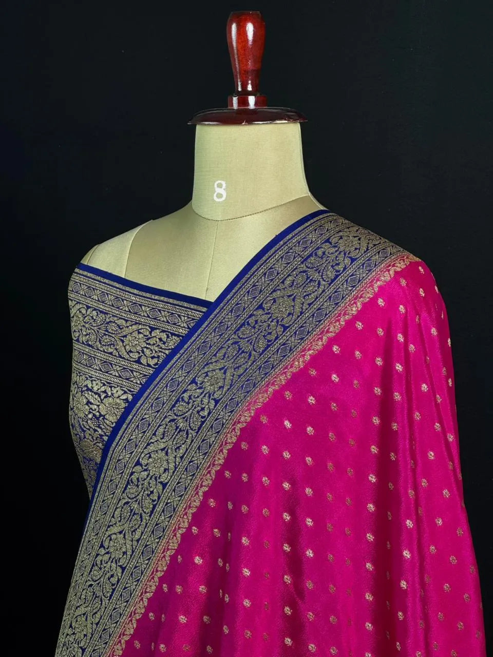 Pure Banarasi Crepe Saree