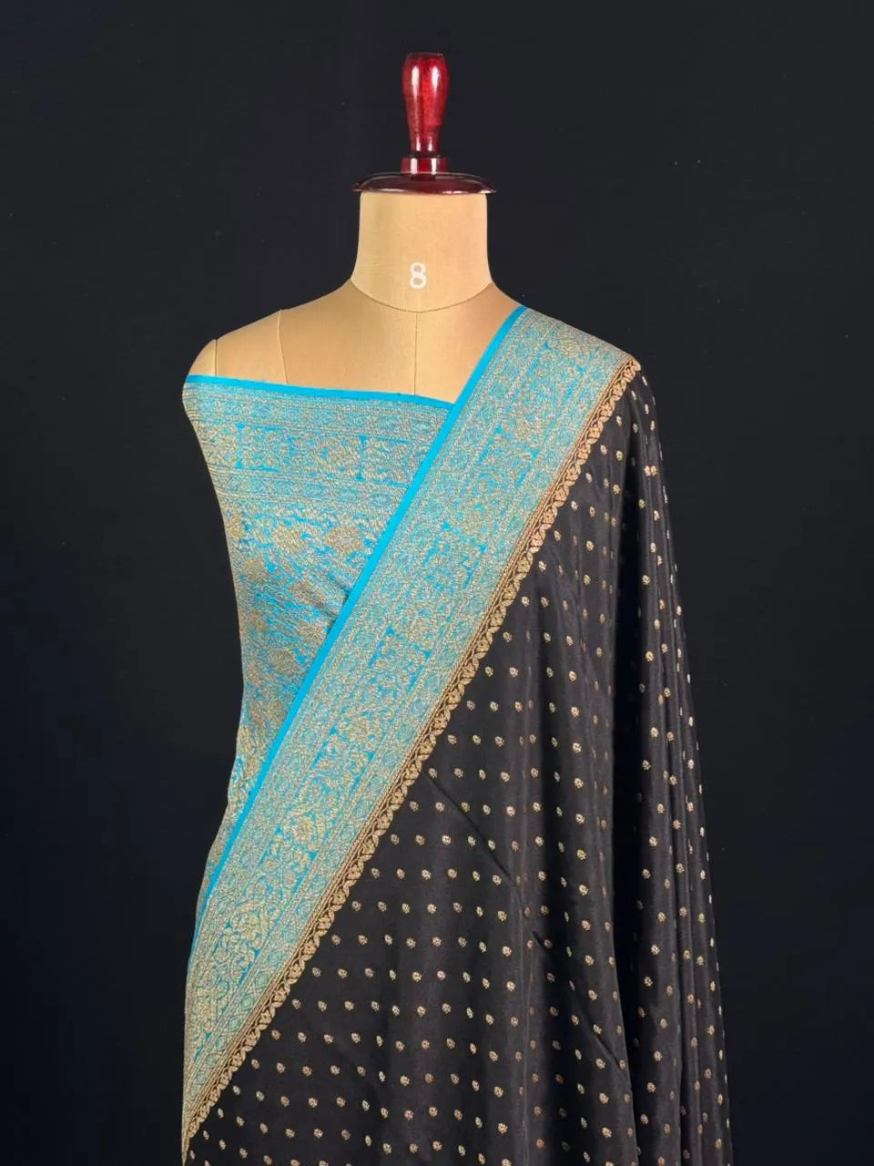 Pure Banarasi Crepe Saree