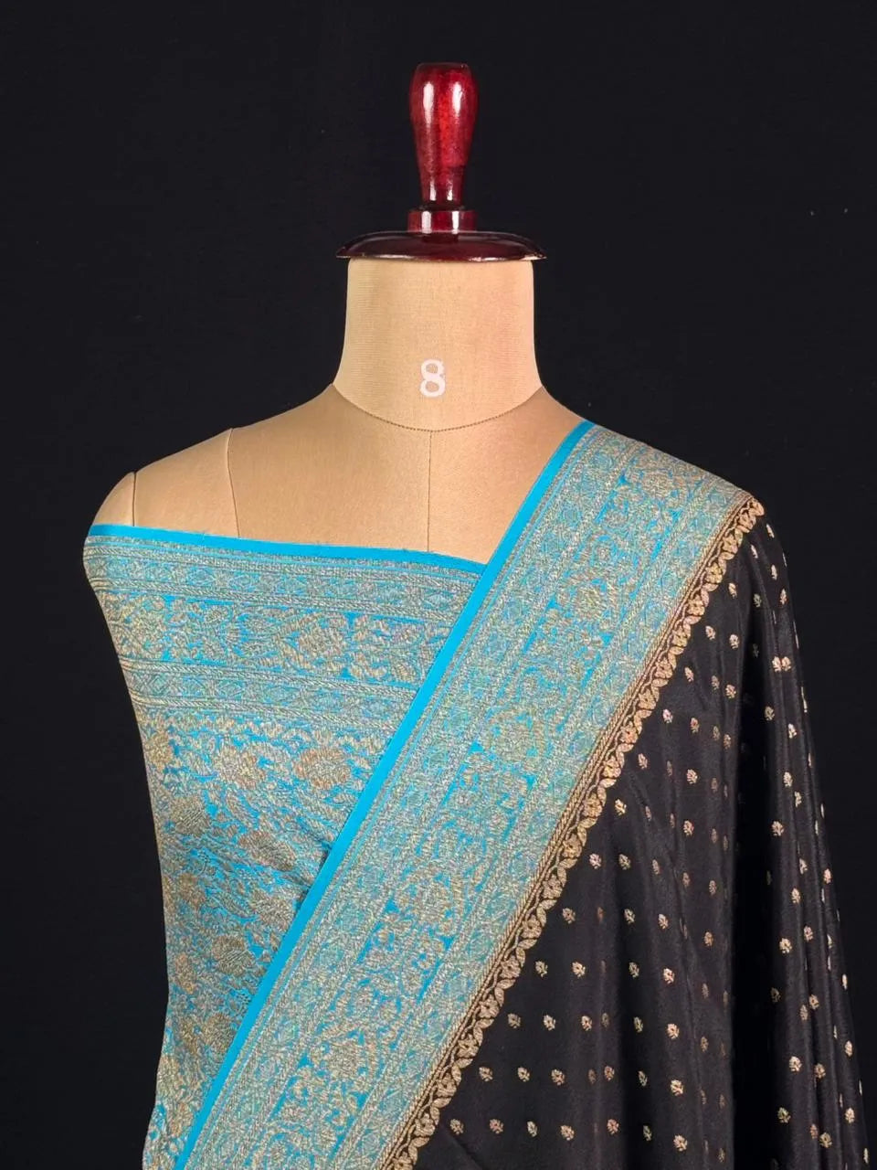 Pure Banarasi Crepe Saree